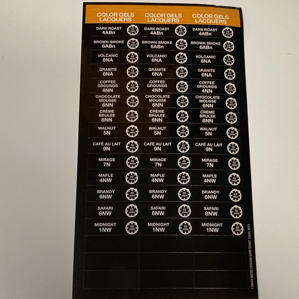 Redken Color Gels Organizing Sticker Labels - Picture 7 of 8